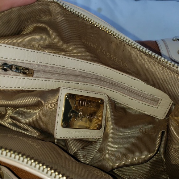 πΈ Guess Mariano Tan Gold Go-To Shoulder Bag - Picture 13 of 14